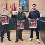 Autoridades y organizadores durante la presentación de la XXVII San Silvestre Bañezana