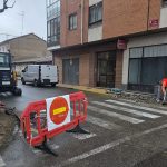 Obras de accesibilidad urbana en La Bañeza para mejorar pasos de peatones y aceras