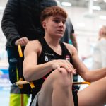 David González retirándose del heptatlón en el Campeonato de España sub 18