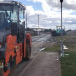 Mejora de accesos en la calle Santa Elena hacia el puente de La Salgada en La Bañeza